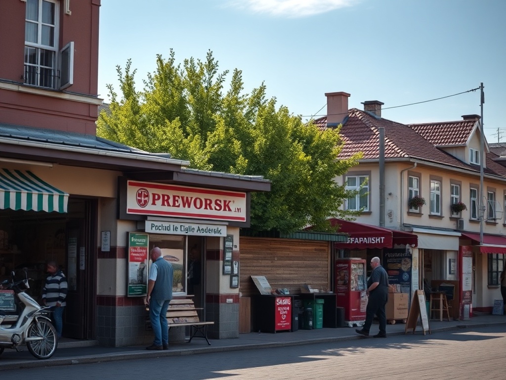 Ilustracja przedstawiająca ostrzeżenie przed oszustwem "na rekrutera" na rynku pracy w Przeworsku, symbolizująca potrzebę ostrożności.